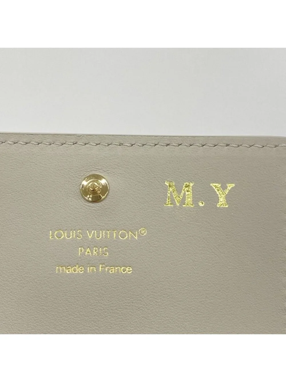 Louis Vuitton Trifold Wallet Portefeuille Capucines Tiny Flint Gray